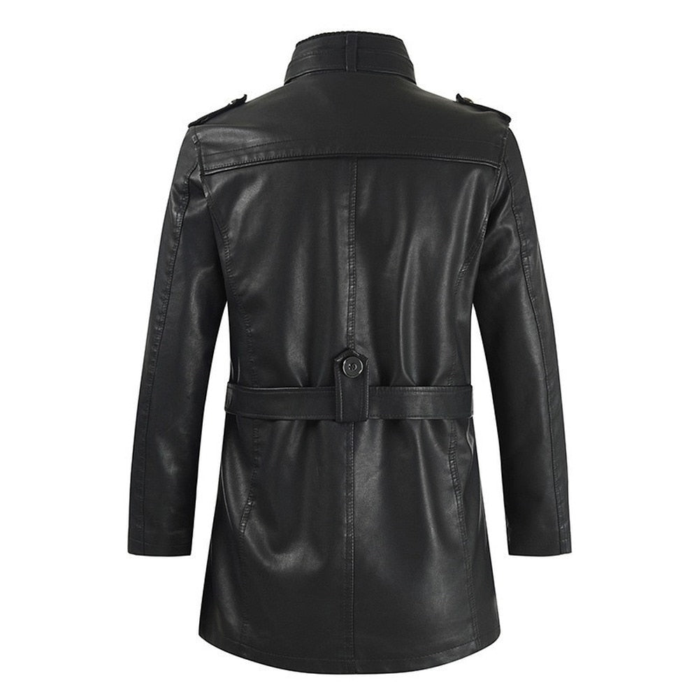 Long leather Jacket