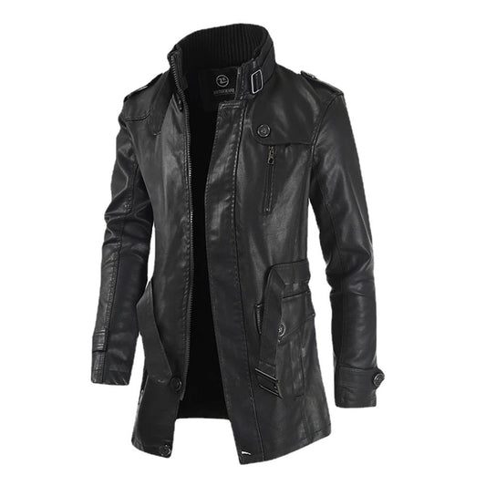 Long leather Jacket